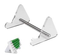 Générique Supporti per tastiera da scrivania - Supporto per tastiera da scrivania Installazione manuale Supporti inclinati in acrilico per donne uomini | Supporto per display trasparente per dom