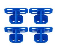 Générique Supporto da parete a binario singolo, 4 pezzi di espositore da appendere, montaggio a parete a binario singolo, per camion giocattoli, scaffale auto, casa camera da