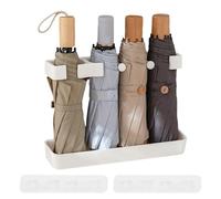 Générique Supporto di drenaggio per ombrello | Organizzatore di ombrelli multifunzionale con ripiano di stoccaggio, supporto di design, per ingresso, soggiorno, camera da , uffici