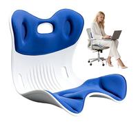 Générique Supporto lombare per sedia | supporto lombare ergonomico per sedia, cuscino correttore di robusto e rimovibile per ufficio, lavoro, auto, viaggio, dormitorio, aula, campeggio, meditazione