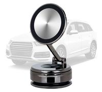 Générique Supporto magnetico per telefono per auto, fissaggio magnetico, cruscotto, supporto per smartphone girevole a 360° per cruscotto e specchietto retrovisore auto