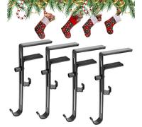 Générique Supporto per calze di Natale e ghirlanda di, supporto per calze di Natale, decorazione per, ganci in metallo, forniture per controsoffitti, tavoli cappotto invernale e cucina