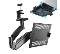 Générique Supporto per computer portatile, altezza del rack, supporto per computer, impugnatura ergonomica, di visualizzazione angolare, professionale per riunioni in camera, per