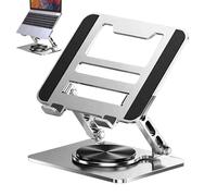 Générique Supporto per computer portatile, base girevole a 360° con dissipazione del calore, supporto ergonomico per computer portatile, per tavolo da ufficio, studio, lavoro, gioco, uomini e donne e