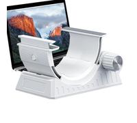 Générique Supporto per computer portatile - Supporto pieghevole regolabile | Stazione di lavoro portatile - in altezza ergonomica, stabile per tablet e computer, ideale per ufficio