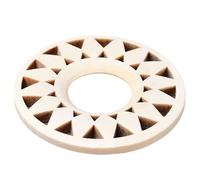 Générique Supporto per display a - Base cava in legno, design intagliato, lucido liscio | Supporto minerale decorativo, piedistallo spirituale, montatura in oro