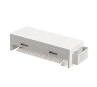 Générique Supporto per monitor del computer - Rialzo da scrivania 50 cm | Riser di schermo in legno + PP Ergonomico per Home Ufficio, Ufficio e Camera - Organizzazione di uffici robusta