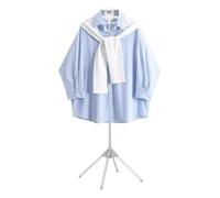 Générique Supporto per stiramento indumenti, supporto per stiramento a vapore portatile, altezza regolabile per vestiti, cappotti, pantaloni, abito da sposa per uso domestico