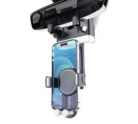 Générique Supporto per telefono auto, supporto girevole a 360 gradi, supporto anti-shake anti-shake, supporto a specchio per camion, veicolo