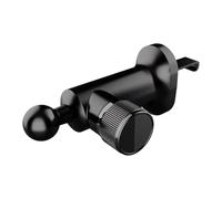 Générique Supporto per telefono auto - Supporto per ventilazione auto - girevole a 360 gradi regolabile con braccio a gancio allungato per navigazione sul cruscotto