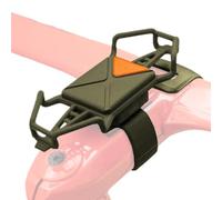 Générique Supporto per telefono per bicicletta - Supporto per telefono per Scooter, in silicone antiscivolo fissaggio rapido regolabile ad alta elasticità portatile per manubrio fitness viaggio