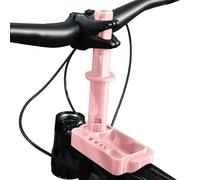Générique Supporto per tubo di sterzo virtuale per bicicletta, supporto per attrezzi per bicicletta, con scomparti | vassoio virtuale testa tubo antiscivolo, per strada, bicicletta, mountain bike