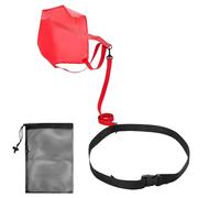 Générique Swim Training Paracadute - Drag Trainer, regolabile Belt Strength Exerciser | Swimming Pool Training Equipment for Adults Children Competitive Practice | Swimming Drag Paracadute with Mesh