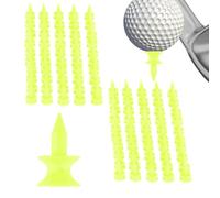 Générique T-Shirt da Golf Corte | T-Shirt da Golf Portatile | Tee Golf, 50/100 Pezzi, da Golf riutilizzabili, migliora la Formazione di Golf per Gli Uomini