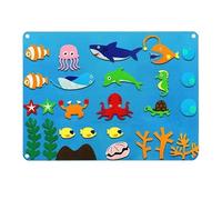 Générique Tabella di apprendimento in feltro per - Tabella di storie in feltro per attività da parete sensoriale racconto storie, pannello a parete sensoriale PаOur puzzolenti, giocattoli