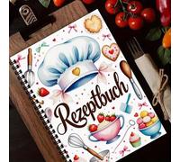 Générique Taccuino di ricette - libro di ricette personale rilegato - guida alimentare vegetariana per pasto familiare compleanno feste campeggio regalo casa