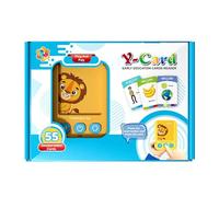 Générique Talking Flash Cards Kids, Early Learning Cards with Card Reader, 55 Sensory Educational Flash Cards for Boys and Girls Aged 2-6 Years, Interactive Learning Toys