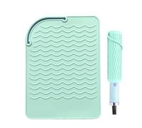 Générique Tampo - Matte di calore per le luci dei capelli - Piastra per capelli, supporto per ferro per capelli in silicone, copertura per tappeti resistente al calore per ferri per capelli