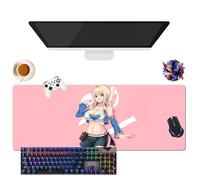 Générique Tappetino per mouse Anime Fairy Tail Lucy Erza Wendy Mirajane | Tappetino per mouse impermeabile extra large | base in gomma antiscivolo per PC, portatile, e-Sport (3, 31,5" × 11,8" × 0,12")