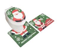 Générique Tappeto Da Bagno Di Natale - Tappeto Di Natale per Sedile WC, Decorativi Invernali Cartoon per Famiglia e Amici