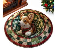 Générique Tappeto di Natale | Moquette 3D Illusione Babbo Natale - Tappeto da cucina zerbino Illusione 3D | per camera da , cucina, appartamento, ufficio, hotel, decorazione della stanza