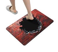 Générique Tappeto d'Illusione 3D | Zerbino antiscivolo con design del foro senza mani,Moquette assorbente d'illusione - per la casa bagno cucina ingresso corridoio