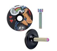 Générique Tappo Superiore per Casco da Bicicletta - Coperchio da 1,22 Pollici | Bullone in Alluminio - Tappo Leggero e per da 28,6 mm, Accessorio per Bicicletta ad Alta Resistenza e