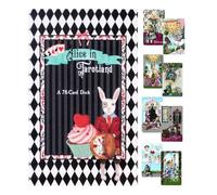 Générique Tarocchi Cards Deck, 78 Card Desktop Toy Set, Portable Oracle Divination Tool, Spiritual Exploration Entertainment for Women Men Adults, Travel Friendly Fortune Telling Deck