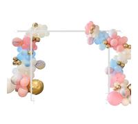 Générique Tavolo Arch Stand, Tabletop Balloon Frame, regolabile Banner Holder, Reusable Party Decoration Kit for Birthday, Baby Shower, Wedding, Kitchen, Picnic, Dining, Ristorante, 17,52 inch