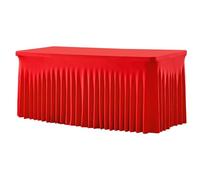 Générique Tavolo Rosso - Tessuto da cucina | Desk Skiart 6ft Christmaas | Tessuto TaableChoth | TableAacloth resistente all'acqua | Tovaglia festiva | Tablacloth Natale | Tavolo rettangolare Skiaart |