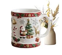 Générique Tazze da caffè di Natale - d'acqua in resina | Tazze da caffè per le feste, per la routine del mattino festa di compleanno celebrazioni stagionali lavoro momenti di relax weekend