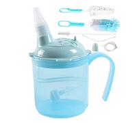 Générique Tazze Di Disfagia Per Adulti - Tazza Di Deglutizione Per Zuppe e Puree,Bicchiere Anti-Spilling Con Paglia Prevenzione Soffocamento Adulto Donne Postpartum Ospedale