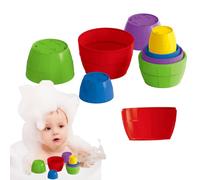 Générique Tazze impilabili per vasche, Tazze impilabili per Le,Tazze impilabili per allenamento sensoriale per il gioco d'acqua | Gioco da bagno colorato