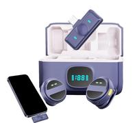 Générique Telefono a Morsetto Senza Fili con Revers Wireless | Cellulare Cravatta Professionale per Un Suono Chiaro - Connessione Stabile Lunga Durata della Batteria per Video Blog in Live Streaming