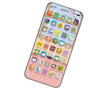 Générique Telefono Cellulare Simulato Giocattolo - Cellulare Educativo Prescolare,Ricaricabile con Apprendimento Giocoso