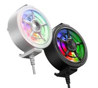 Générique Telefono Cooling Fan | Portatile Lightweight Low Noise Light Up
