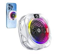 Générique Telefono Cooling Fan - Temp Control Phone Cooler | Magnetic Digital Display Ventilation, Semiconductor Adjustable, For Men Women Adult Teacher Meeting Game Video
