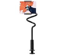 Générique Telefono Holder Bed - Bed Phone Stand | 360-Grade Flessibile Clip | Gooseneck Phone Stand for Bed Laying Down | Non Slip Quick-Release Mount Morsetto Overhead per Recipe Reading