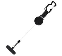 Générique Telefono Safety Strap, retrattile Cord Tether, Carabiner Badge Holder for Smartphone, Anti Theft Security Strap Outdoor Travel, Cycling Fishing Work Lightweight retrattile Phone Holder
