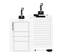 Générique Tennis, Pickleball Cliboard,Pickleball Strategy Board - Carta dimostrativa di sport a sfera doppio lato, Appunti Badminton per Tennis