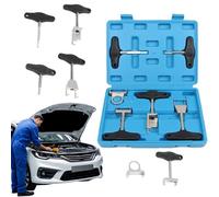 Générique Terminal Removal Tool, Estrattore connettore Puller Kit, 9.84x7.87x1.97 pollici T-Shape Handle Maintenance, Car Pin Puller for Auto Wire Harness, Motorcycle Truck Garage, Electrical