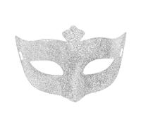 Générique Tessuti Manga per balli in maschera, Halloween, cosplay, feste di Natale e feste. Viso Vitamina C (Silver, One Size)