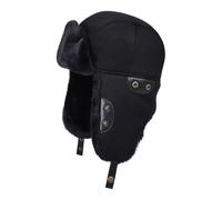 Générique Tété Nuque Hood Sci Over Windproof Plush Hood Fuzzy Sci Winter Adjustable Women Men Cappelli Cerimonia Capeline, Le Noir, Taglia Unica