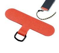 Générique Tether Tether Tab Safety Lanyard Patch Rimovibile 2 Universale | Linguetta del cordino resistente agli per la maggior parte dei telefoni cellulari, arancione, Se référer au