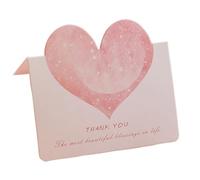 Générique Thank You Cards, Message Card, Compact Size Delicate Texture Elegant Finish Thick Paper, Greeting Cards for Men, Women, Chinese Valentine's Day, Blessing 2,56 x 2,64 Inches