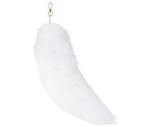 Générique Therian Tail - Coda di volpe Therian Therian 40 cm con chiusura | Coda Therian soffice e fluffy | Portachiavi per cosplay e donne adulti borsa backpack, giocattolo per bambini e gatti.