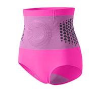 Générique Thermogenic Fat Burning Sculpting Shorts, Hoch taillierte, bauchkontrollierende Body Shaper Shorts für Frauen, Straffende und Formende Yogahosen, rosa acceso, XL