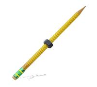 Générique Threaded Pencil Fidget - Calming Textured Writing Tool | Stress Relief and Focus Penciil Students | Portable Fidget Adults, Kids At Home, School, Or Travel, Sensory-Friendly Stationery