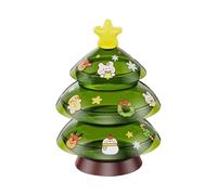 Générique Three-Layer Christmas Tree | Snackable Serving Dish - Festive Holiday Party Tray | For Home Kitchen, Perfect For Serving Dolci, Frutta, Nuts, Snack & Seasonal Treats