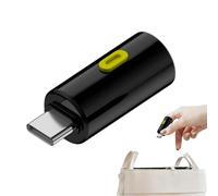 Générique Tiny Flashlight, High Brightness LED Torch, 0,98 x 0,51 x 0,51 Inches, Compact Plug and Play Design, Metal Body, Ultra Light Pocket Flashlight for Camping, Travel, Home